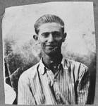 Portrait of Mois Koen, son of Mordechai Koen.  He was a laborer.