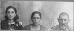 Portrait of Bohor Koen, his wife, Vida and his daughter, Mato.