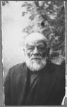 Portrait of Mordechai Koen.  He was a grocer.  He lived at Prilepska 31 in Bitola.
