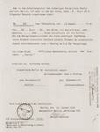 Affadavit issued by the Berlin district lower court stating that Martha Heimann is a Jew by birth.
