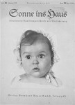 Baby picture of Hessy Levinsons, the Jewish winner of the most beautiful Aryan baby contest, published on the cover of the German publication, "Sonne ins Haus:  Illustrierte Familienzeitschrift mit Versicherung."
