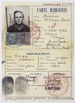 False identity card used by Walter Karliner while in hiding in Vichy France.