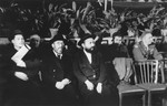 Participants at the second conference of the Central Committee of Liberated Jews in the US Zone of  Germany.