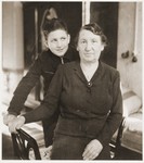 Fruma Rabinovitch, nee Fraenkel, with her grandson, Shmuel.