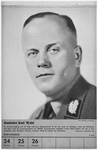 Portrait of Gauleiter Karl Wahl.

One of a collection of portraits included in a 1939 calendar of Nazi officials.
