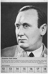 Portrait of Gauleiter Emil Stuertz.

One of a collection of portraits included in a 1939 calendar of Nazi officials.
