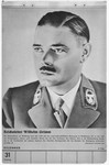 Portrait of Reichsleiter Wilhelm Grimm.

One of a collection of portraits included in a 1939 calendar of Nazi officials.