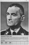 Portrait of Reichsleiter Walter Buch.

One of a collection of portraits included in a 1939 calendar of Nazi officials.