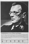 Portrait of Reichsstatthalter Arthur Seyss-Inquart.