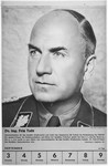 Portrait of Dr. Fritz Todt.

One of a collection of portraits included in a 1939 calendar of Nazi officials.