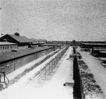 A section of the perimeter of the Dachau concentration camp that separated the camp proper from the factories where prisoners labored.