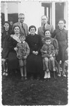 Prewar photo of the Mautner family.

The family was deported to Auschwitz and only the father survived.