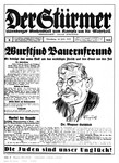 Front page of the February 1929 issue of  "Der Stuermer," a Nazi newspaper edited by Julius Streicher, showing a caricature of Magnus Hirschfeld.