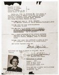 An affidavit issued to Gerda Harpuder by the American Consulate in Shanghai, that was to serve in lieu of a passport for the purpose of her travel to the United States.