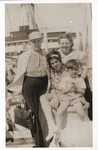 Jewish refugees en route to Shanghai aboard the SS Conte Verde.