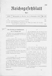 Reproduction of the first page of an addendum to the Reich Citizenship Law of September 15, 1935.