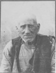 Portrait of Kalev Ischach.  He was a butcher.  He lived at Synagogina 14 in Bitola.