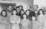 Group portrait of Jewish DP children in a hospital in Ulm Dornstadt.