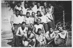 Group portrait of Jewish teenagers who came to Switzerland after their liberation from Buchenwald.