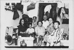Jewish refugees living in a prison cell in Italian-occupied Pristina.