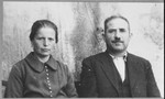 Portrait of Yuda Albocher and his wife, Ester.  He was an Innkeeper.