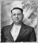 Portrait of Yanto Albaranes.  He was a broommaker.