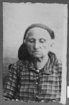 Portrait of Rahel Albaranes.  She lived at Kossantchitcheva 18 in Bitola.