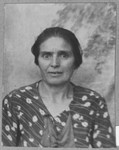 Portrait of Ester Alba.  She lived at Sinagogina 12 in Bitola.