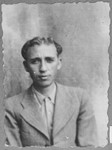 Portrait of Mois Aroesti, son of Yakov Aroesti.  He was a second-hand dealer.