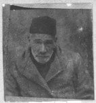 Portrait of Yakov Hasson.  He lived at Davidova 4-5 in Bitola.