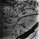Aerial photograph of the Mauthausen sub-camp of Gusen.