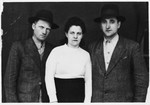 Portrait of three members an Orthodox Romanian family taken on the eve of World War II.