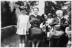 Portrait of four generations of Czech-Jewish women.