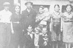 Portrait of the Helberg family in prewar Bedzin.