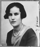 Portrait of Ana Kalderon, wife of Nissim Kalderon.
