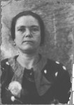 Portrait of Ester Kamchi, wife of Yakov Kamchi.  She lived at Asadbegova 16 in Bitola.