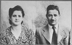 Portrait of Aron Kamchi and his wife, Rebeka.  Aron was a tailor.