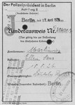 Child's passport of Ellen Markiewicz