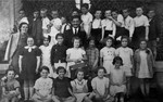 Class portrait of the second grade pupils at the American school in Sofia, Bulgaria.
