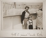 Charlotte Vendig and Gerd-Fritz Grunstein on board the MS St.