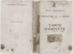False identification card issued in the name of Max Lefevre that was used by Leo Bretholz while living in hiding in France.