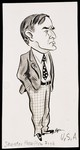 Caricature of Senator Hamilton Fisk, as part of "World War II Personalities in Cartoons/Originals done for 'La Nacion' Santo Domingo, 1939-1946" by Klaus Martin Frank.