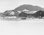 View of one of the Salzburg displaced persons camps.