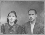 Portrait of Mois Testa, son of Mordechai Testa, and his wife, Estrea.