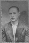 Portrait of Mois Testa, son of Mordechai Testa.  He was a tailor.