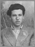 Portrait of Isak Testa, son of Moshe Testa.  He lived at Drinska 119 in Bitola.