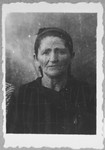 Portrait of Reina Testa, [wife of Bohor].  She lived at Gostivarska 4 in Bitola.