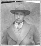 Portrait of Mois Testa, son of Mordechai Testa.  He was a tailor.