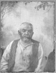 Portrait of Peris Testa.  He was a rag delaer.  He lived at Orisarska 13 in Bitola.
