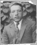 Portrait of Aron Florentin.  He was a grocer.  He lived at Avliya 7 in Bitola.